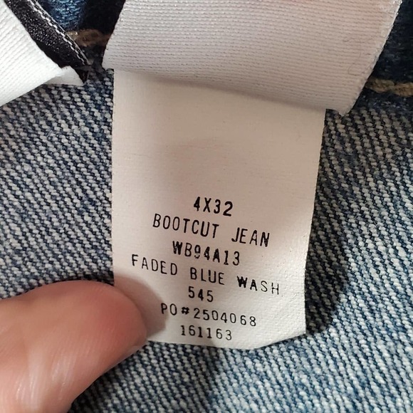 Calvin Klein Jeans Boot Cut Jean Faded Blue Wash Size 4 - Picture 9 of 10